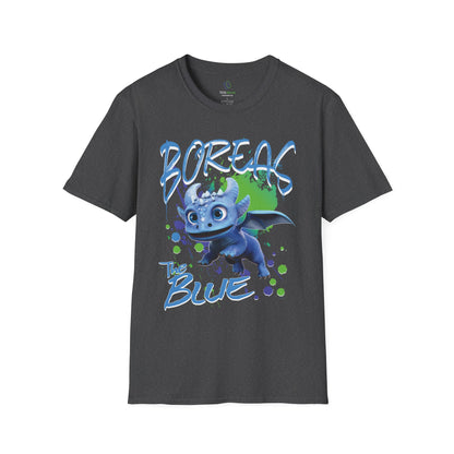 Boreas The Blue - Paint Splatter Unisex Adult Softstyle T-Shirt