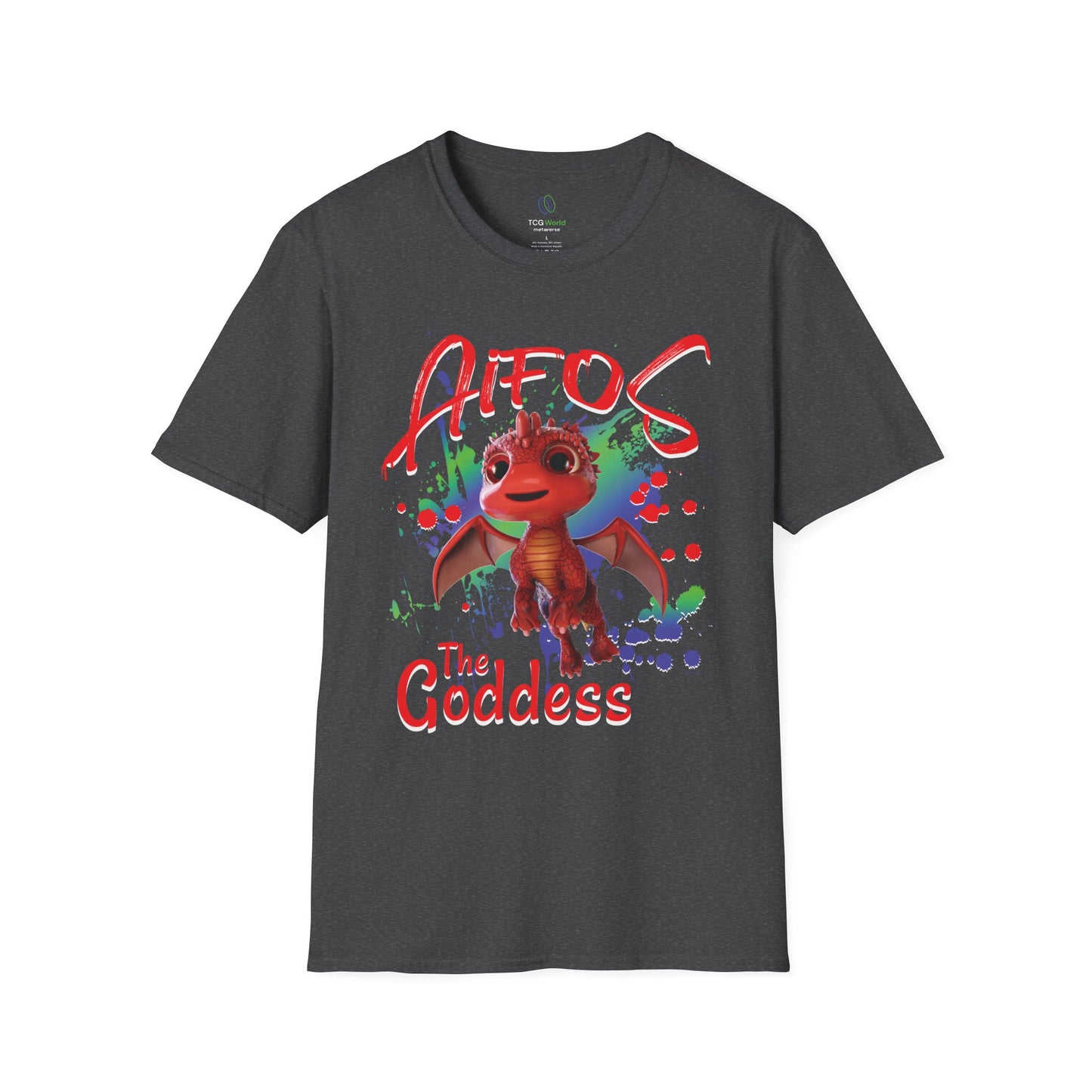 Aifos The Goddess - Paint Splatter Unisex Adult Softstyle T-Shirt