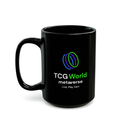 TCG World Metaverse Black Coffee Mug