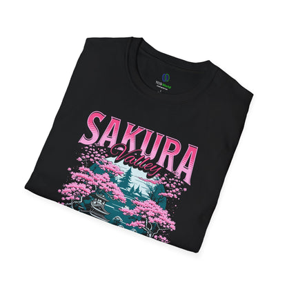 Visit Sakura Valley - TCG World Unisex Adult Softstyle T-Shirt