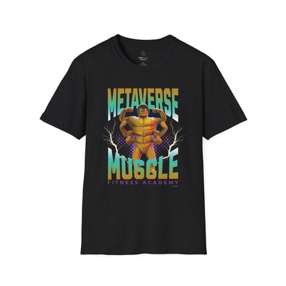 Metaverse Muscle Fitness Academy - Unisex Adult Softstyle T-Shirt