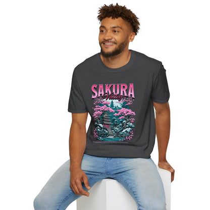 Visit Sakura Valley - TCG World Unisex Adult Softstyle T-Shirt