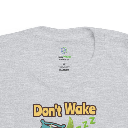 Gaia Don't Wake A Sleeping Dragon Toddler's Fine Jersey Tee Shirt