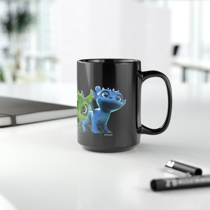 Baby Dragons - Coffee Mug, Black