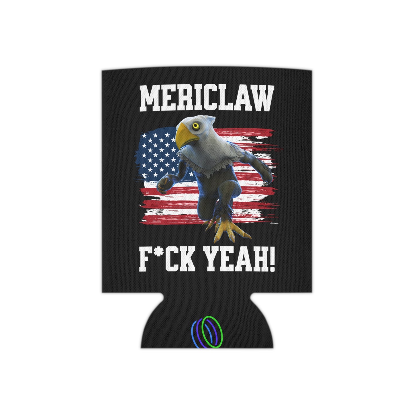 Mericlaw F*ck Yeah - TCG World Metaverse Sprite / American Flag Can Cooler