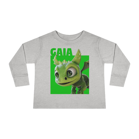 Gaia Color Block Toddler Long Sleeve Shirt