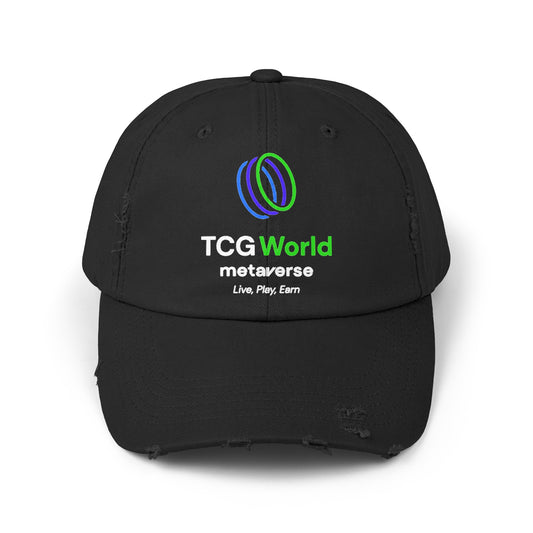 TCG World Metaverse Unisex Distressed Cap Hat