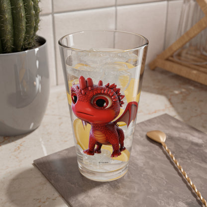 Aifos the Adorable Baby Dragon - TCG World Metaverse Tall Serving Glass, 16oz